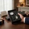 Black-watch keychain gift box