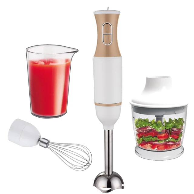 Hot Sale Multi function Portable Electric Immersion Stick Mixer Plastic Stick Blender  for Fruit and Smoothies