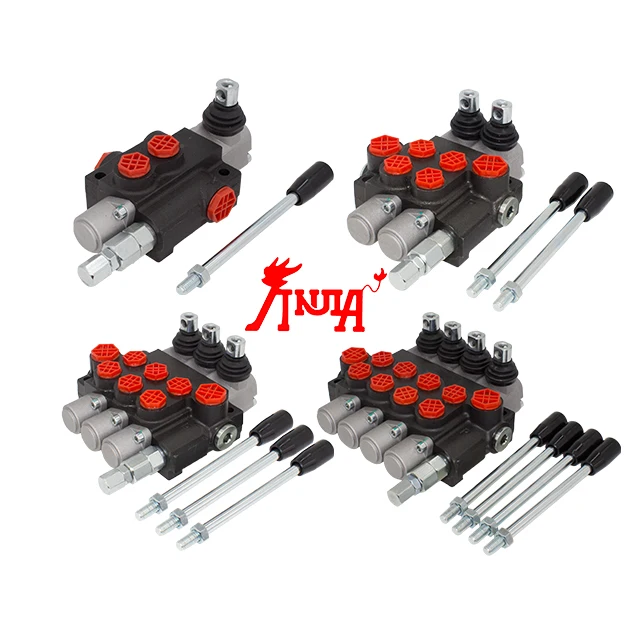 JINJIA Brand P Series Hydraulic Monoblock Directional Control Valve for Efficient Hydraulic Systems