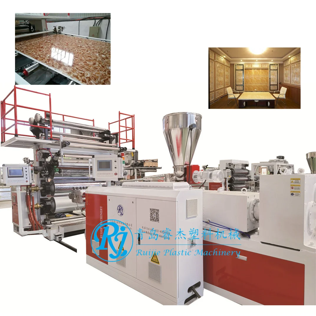 ПВХ мраморная доска делая машину мраморный лист производственная машина искусственный