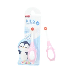Extra Soft 10000 Bristles New 3d Kids Manual Toothbrush for Home Wholesale Novelty penguin Toothbrush