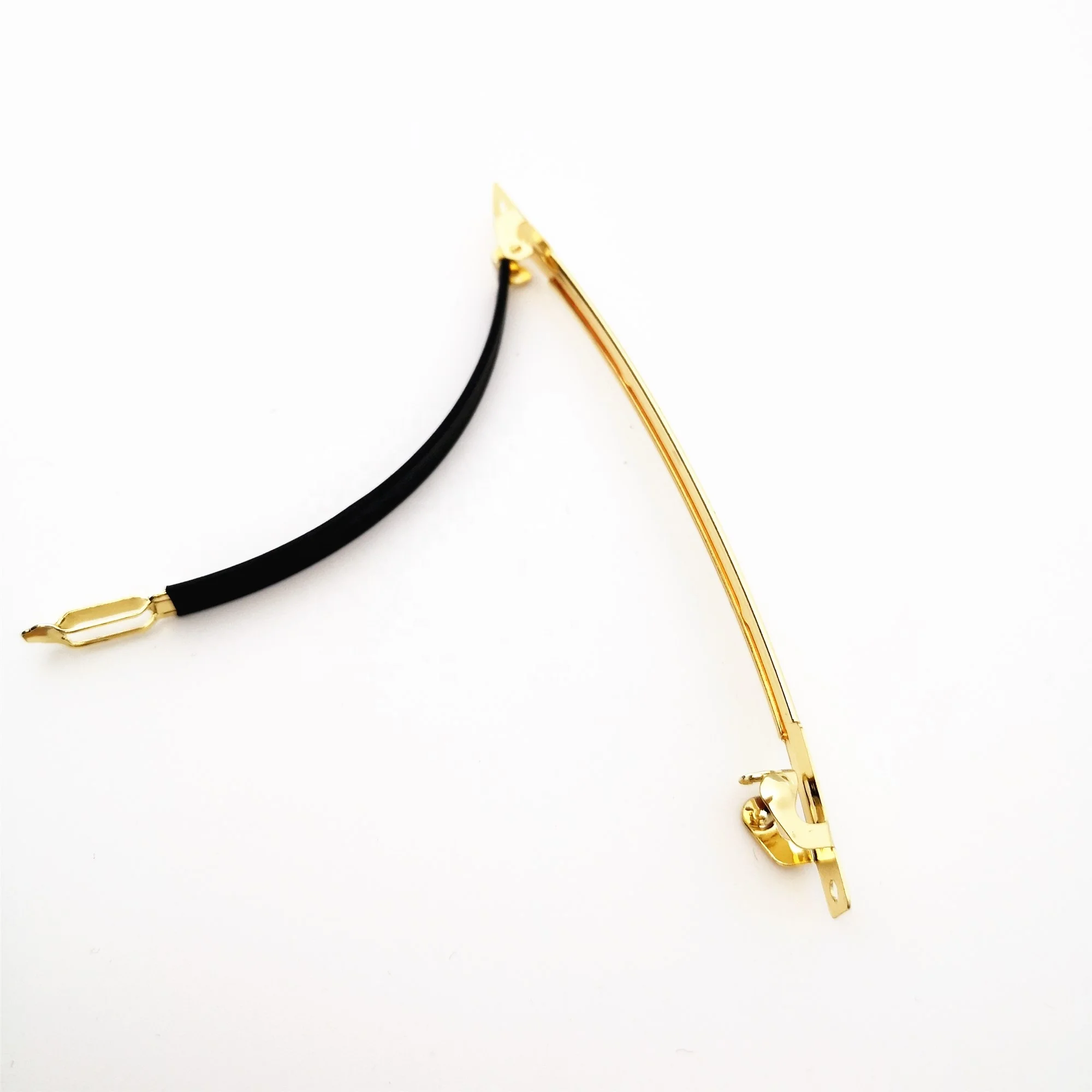 Оптовая продажа 3,228 дюймов золото Hairclip Аксессуары слово Весна клип волос клип части