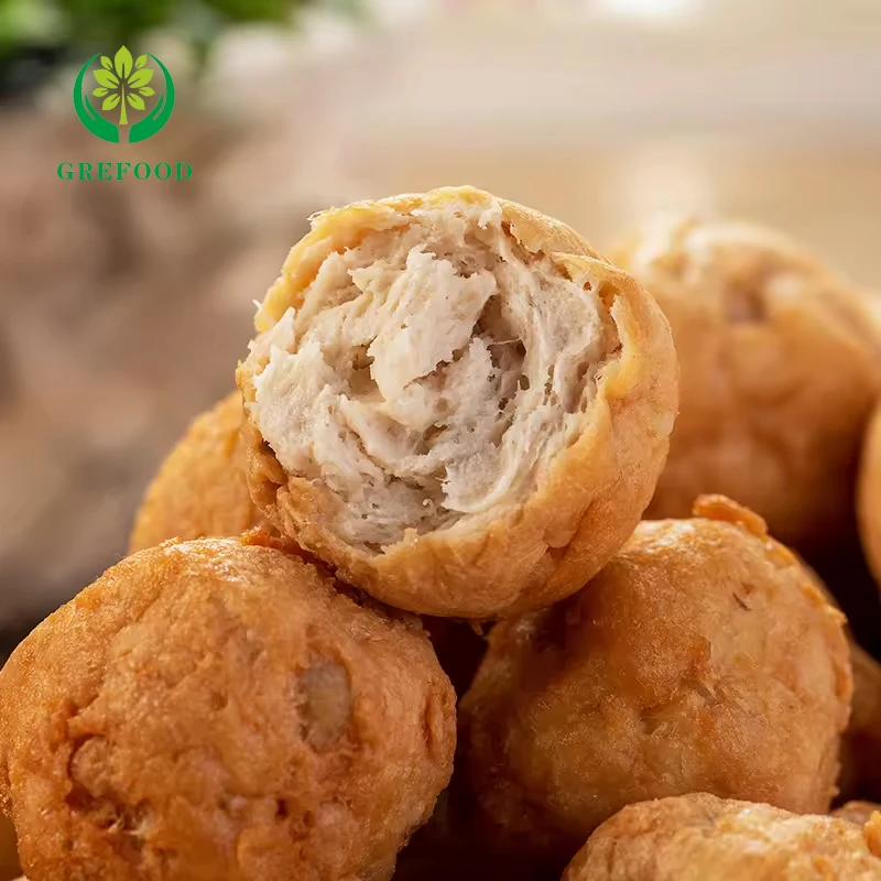Snack Food TVP MUI Textured Vegetable Protein Affordable Cost in Use Meat Alternatives Non-GMO Textured Soy Protein Sausage Meat