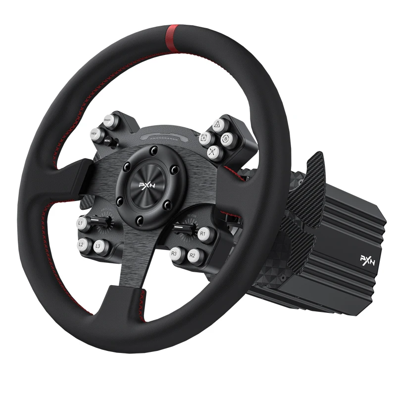 Original PXN-V12 Lite Racing Game Steering Wheel Simulator for PS4/PS5  Computer Suitable for Forza Motorsport 8/Horizon 4/GT