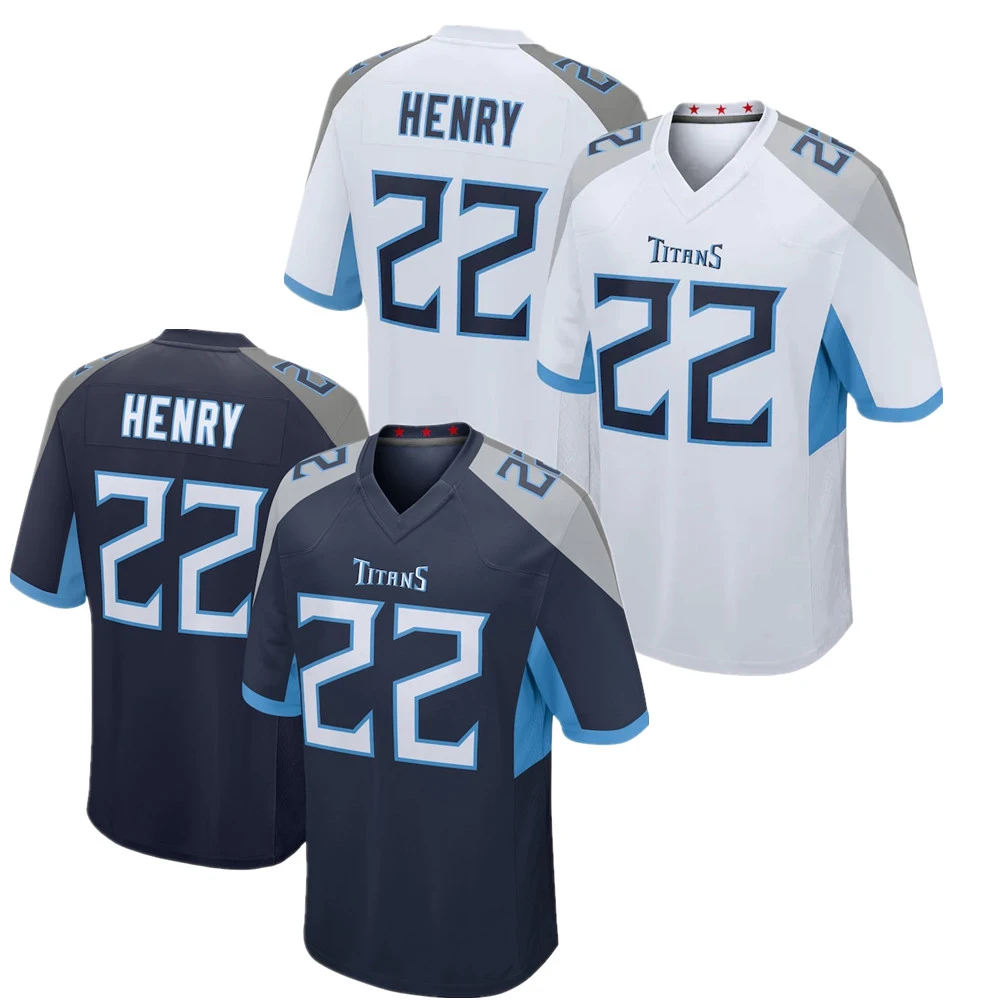 Wholesale 2022 Derrick Henry Tennessee Football Jerseys #22 Stitched  Fashion Classic Untouchable Limited Jersey - Navy White From m.