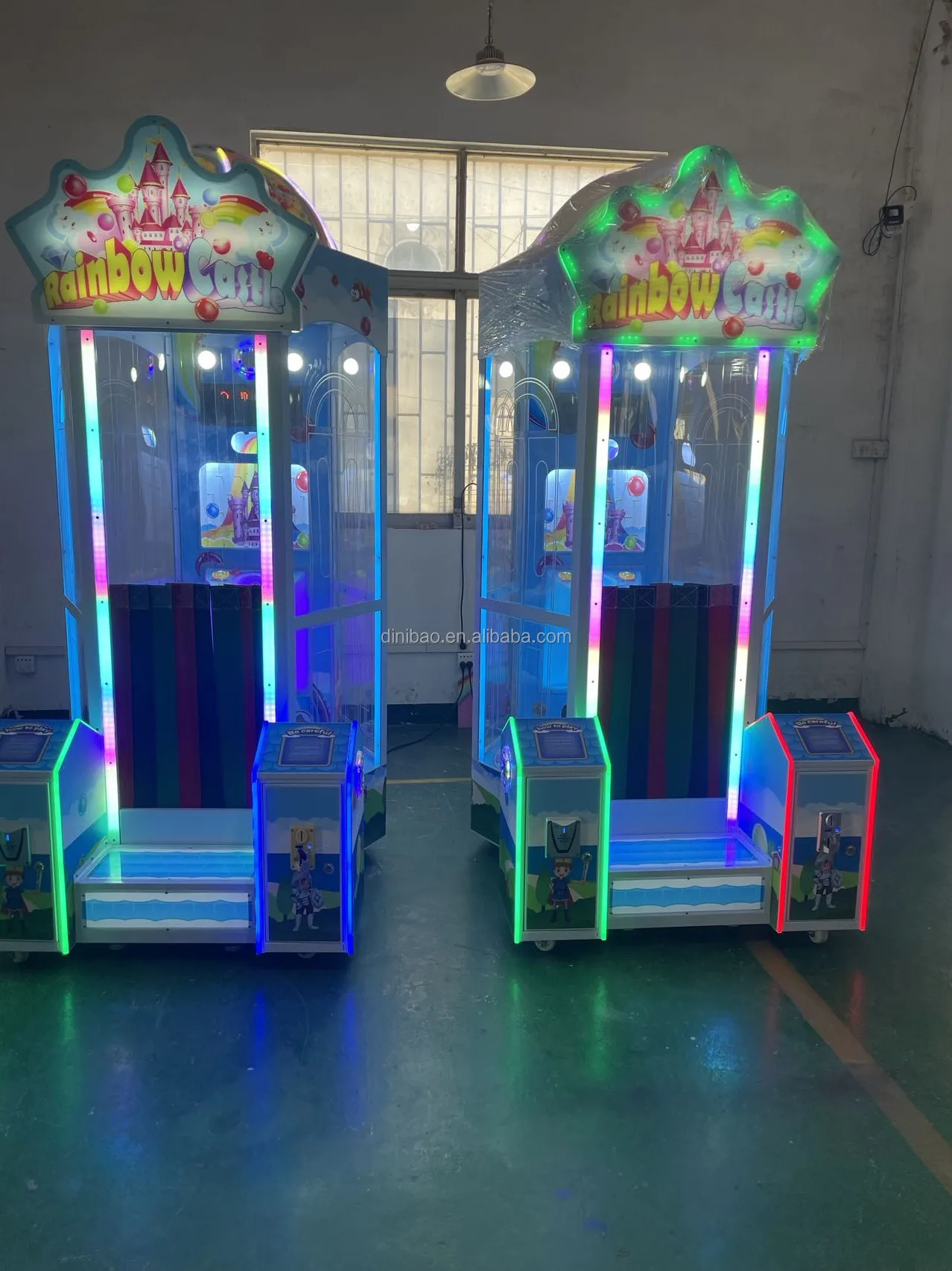 2025 New Design Arcade Coin Operated Redemption Machine Ticket Vending Machine Rainbow Castle for Sale
