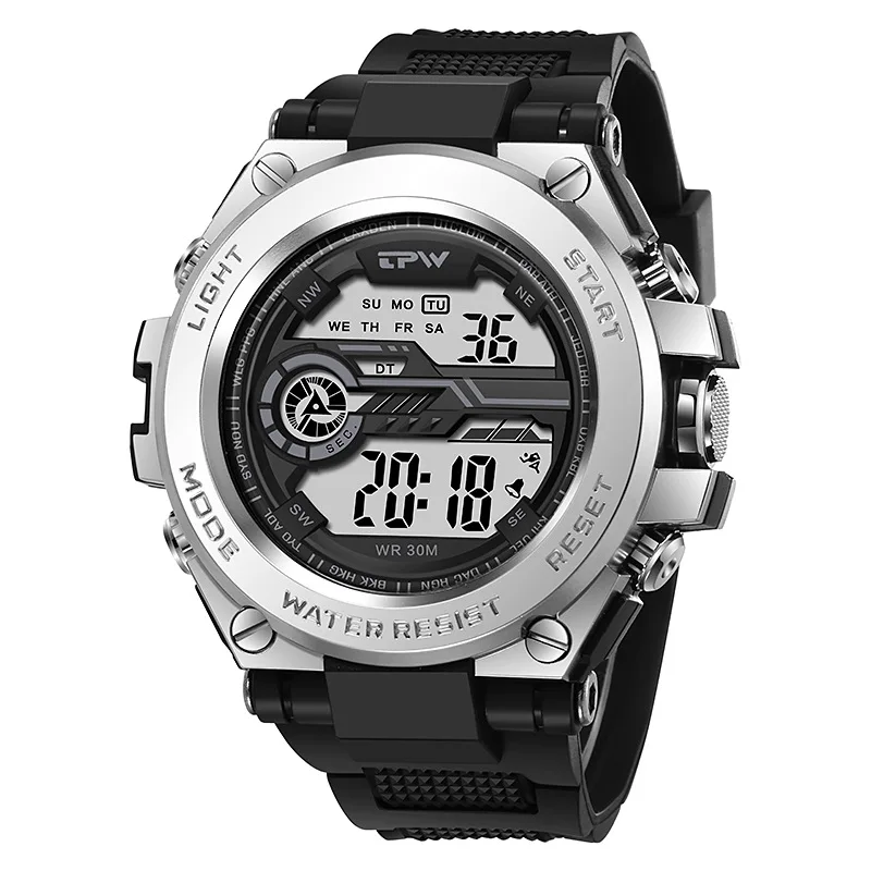 Digital Men's Watches with Custom Logos Fashion Sport