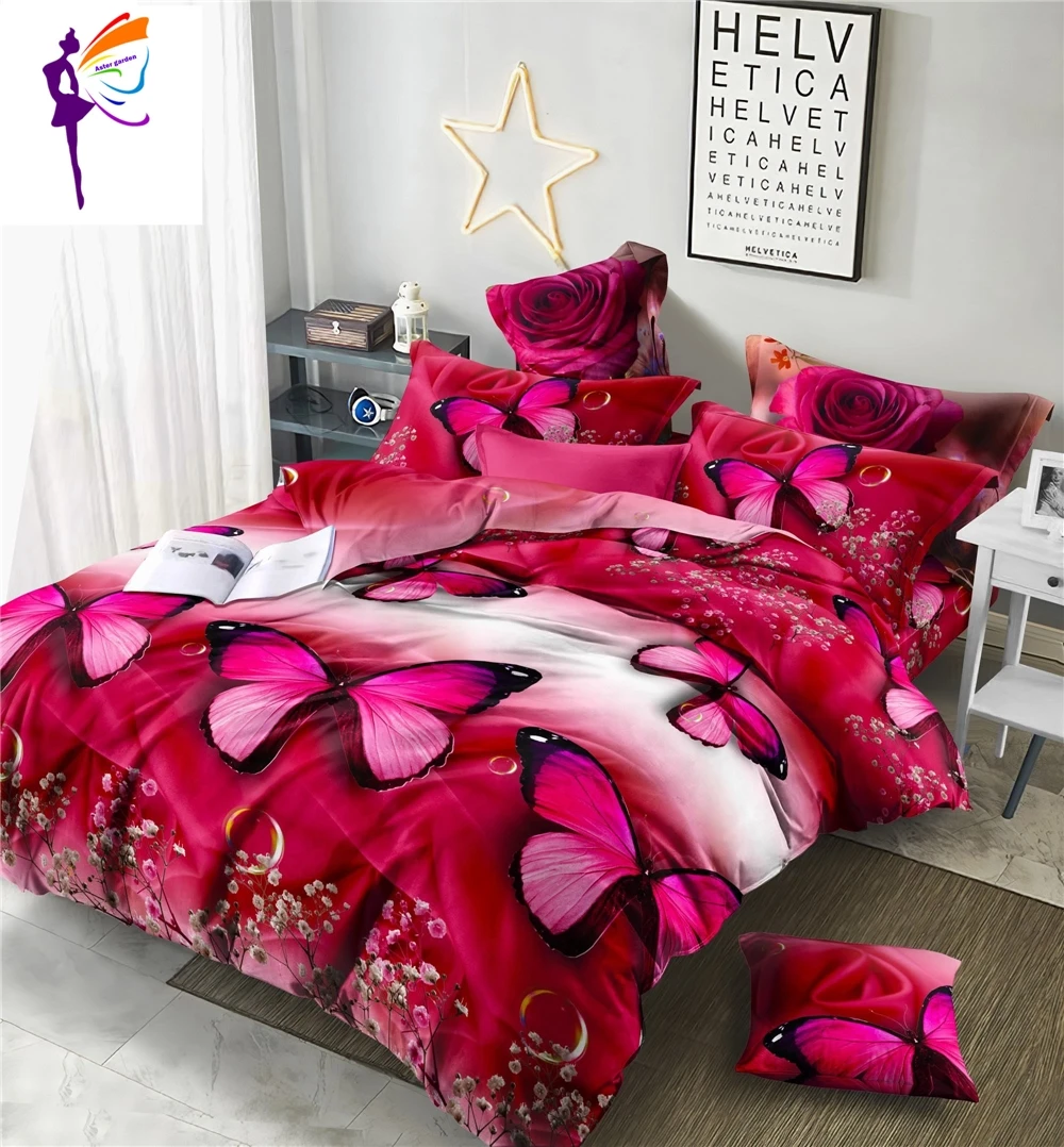 rose pattern duvet cover