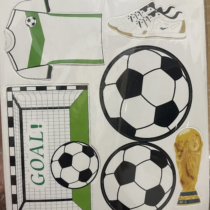 Bluelves Football Cake Topper, Decoration Gateau Anniversaire