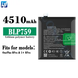 Batterie Originale Démontée Pour OnePlus 8 Pro – Modèle BLP759, 4510mAh – Testée Et Fonctionnelle
