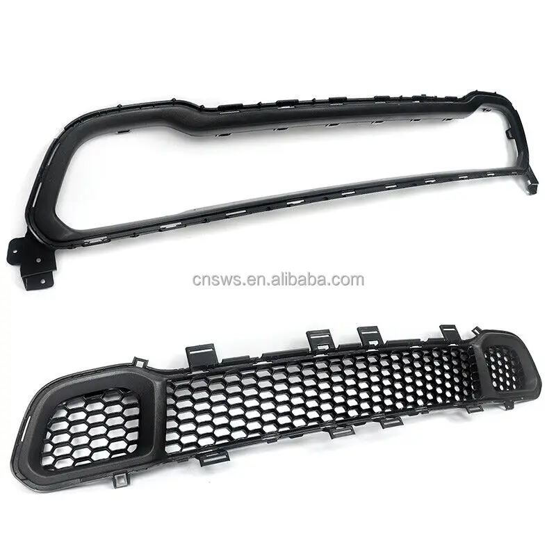 product for 2014 2018 jeep cherokee front lower bumper cover grille  molding trim black-35