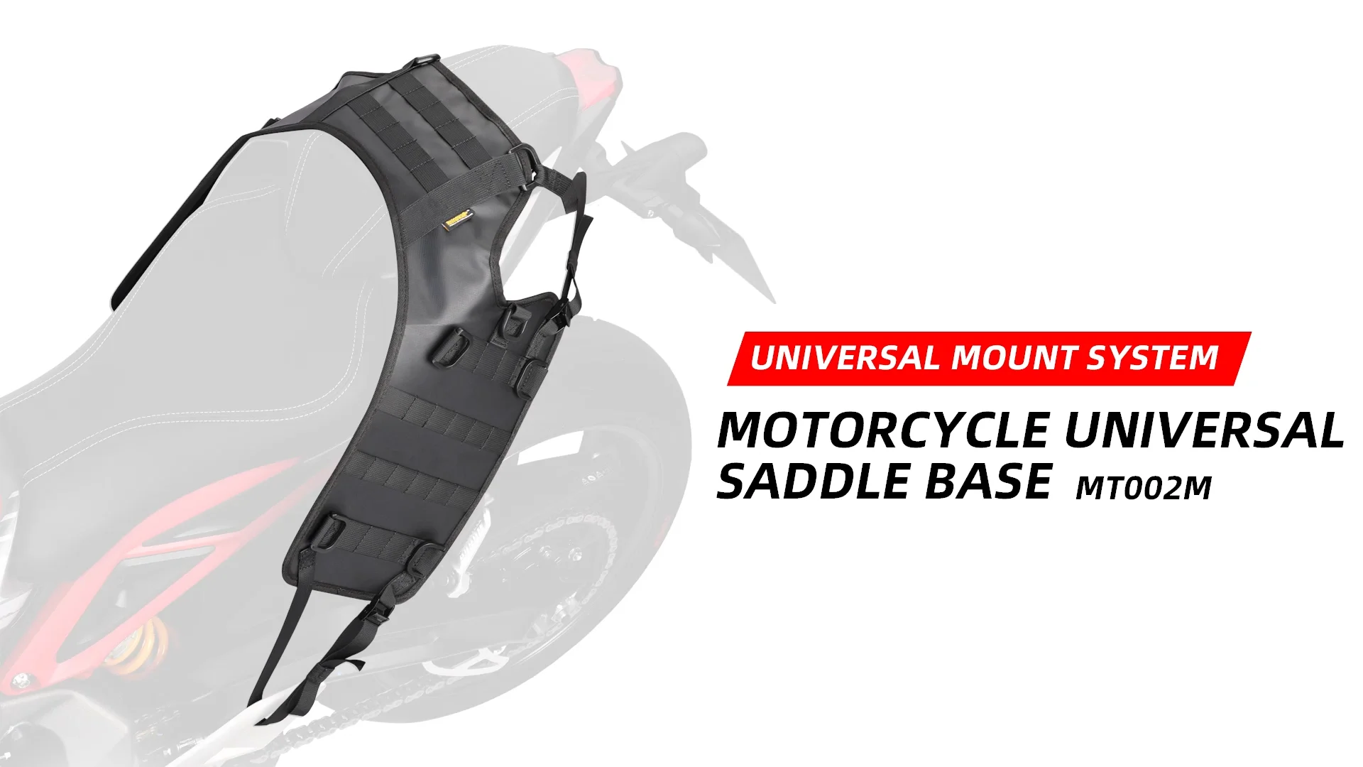 Rhinowalk Motorcycle Saddle Bag Mounting Base Motorbike Tail Seat Bag