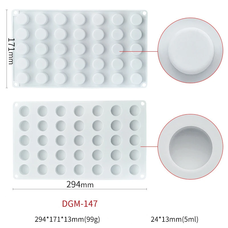2023 Circle Chess Pieces Oval Custom Vortex Shape Square Chocolate Bar Silicone Chocolate Mold for Chocolate and Candy