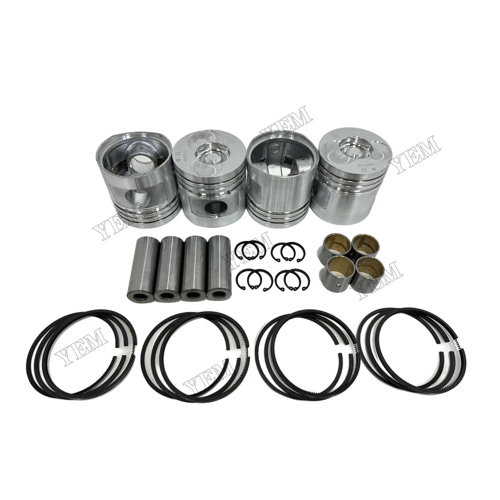 Piston Set With Rings Fit for Xinchai A490BPG Engine 3