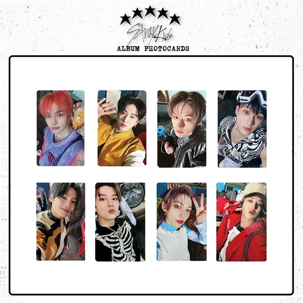 KPOP Stray Kids 5-STAR Photocards 8Pcs Set - HyunJin, Felix
