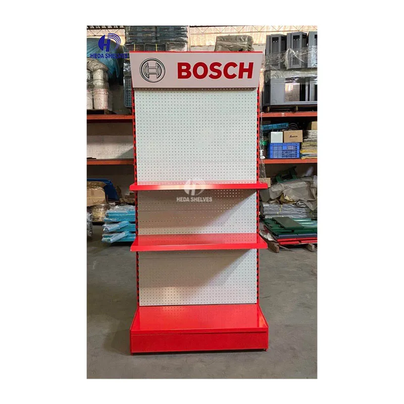 Customized Removable Free Standing Metal Display Stand Trading Rack Units for Shops Retail Steel China
