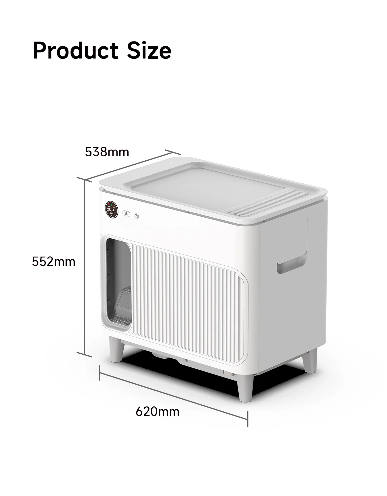 Luxury Large App Control Intelligent Smart Self Cleaning Portable Cat