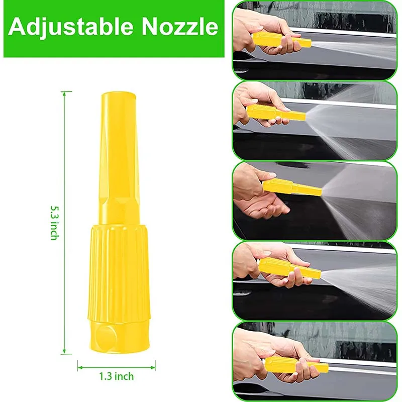 Factory 100ft Lightweight Flexible Metal Garden Hose With 8 Functions Nozzle Sprayer Heavy Duty