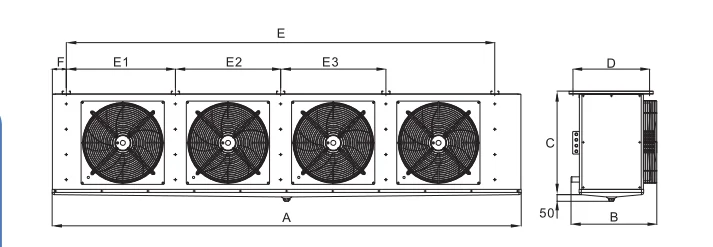 Unit Cooler, 25KW, 220V, 50Hz, 380V - detail 24