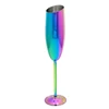 colorful 240ml Champagne glass