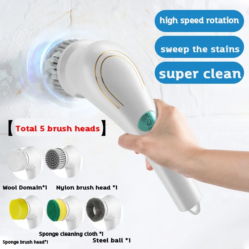 Dish washing bathtub electric cleaning brush Household Cleaning Kitchen Toilet Brush Electric Cleaning Brush Electric