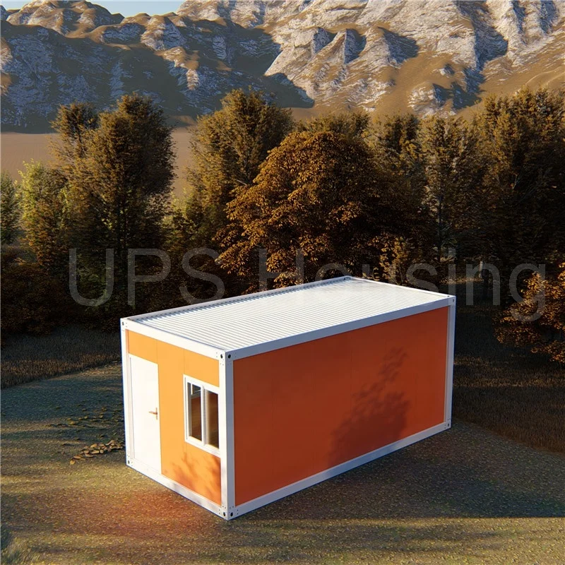 UPS 20FT Portable Tiny Flat Pack Container House Small Portable Container Housing Unit for Living or Office Using