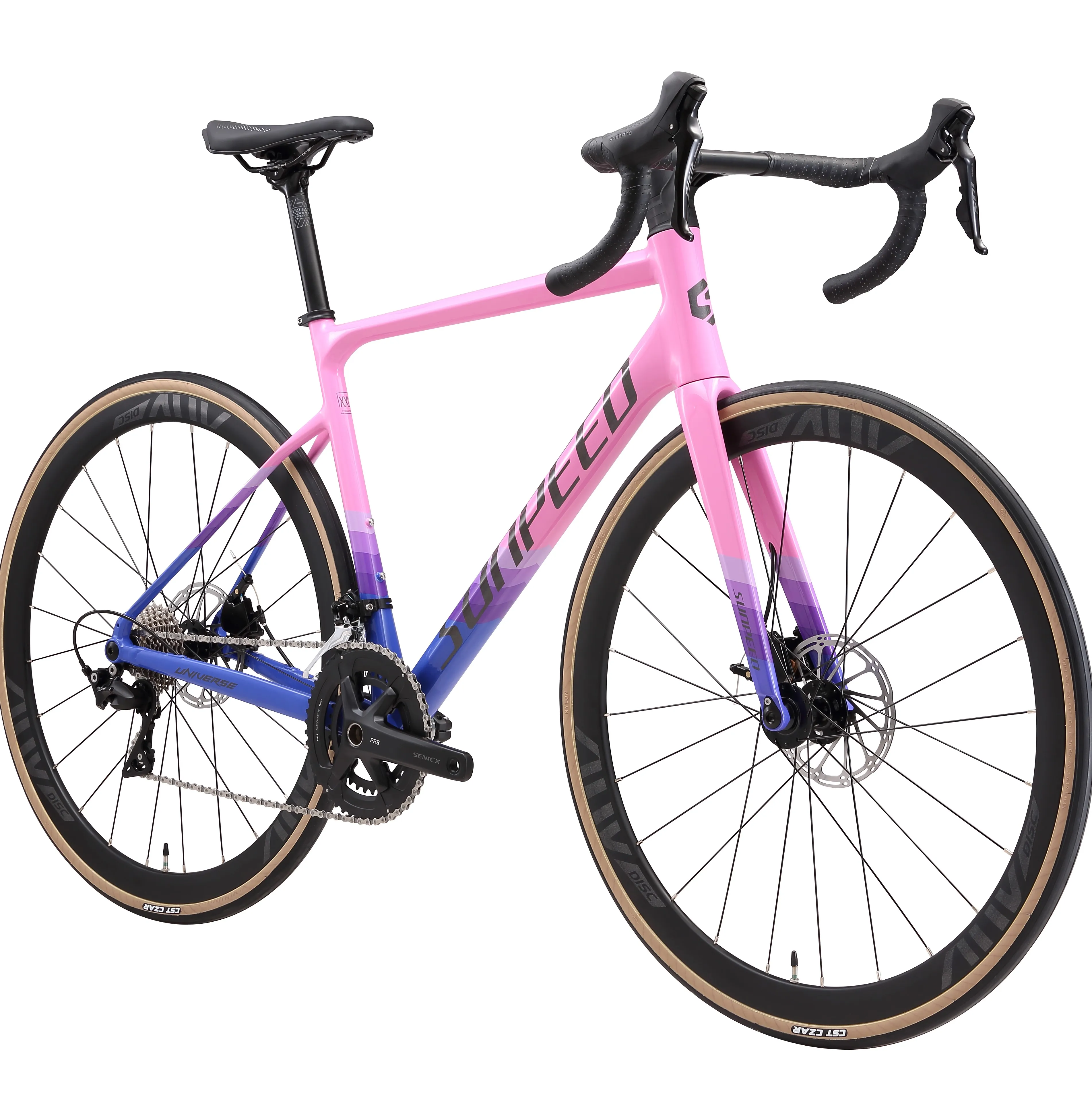 SUNPEED UNIVERSE アルミフレーム 700C ロードバイク カーボンフォーク