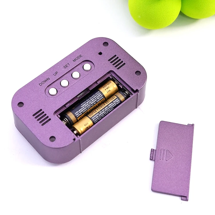 Kids Children Colorful Interior Decoration Cars LCD Mini Desk Clock Alarm Clock Digital Table Clock