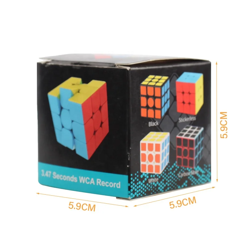 Upgrade Version MoYu Magic Cube MeiLong Series 3C Stickerless Speed Cube Moyu Puzzle Cube for Sale