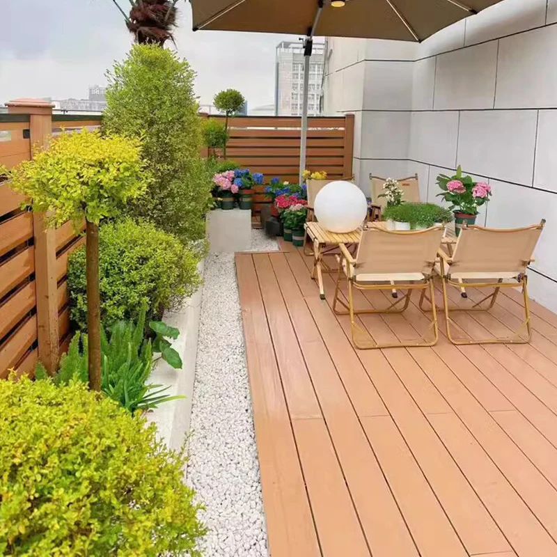 New Hot Items 3d Embossed Wpc Outdoor Flooring Kerala d Wood Plastic Composite Decking Tile Garden Fence Board Fencing Panels