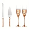 4pcs rosegolde set