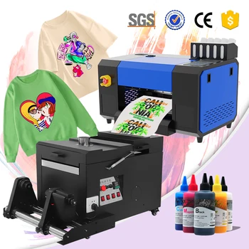 Cheap Dtf Printer 30cm Xp600 Printer T-shirt Dtf Printing Machine With ...