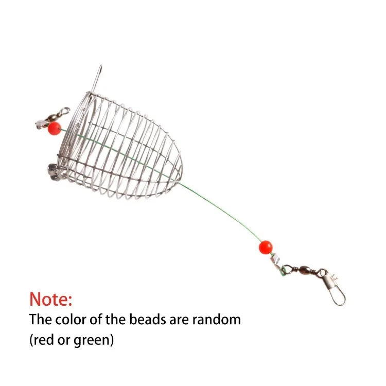 fishing bait lure cage Promar Wire Simply open the spring loaded lid and fill your cage with scraps from shrimp Stainless Steel Bait Trap Cage