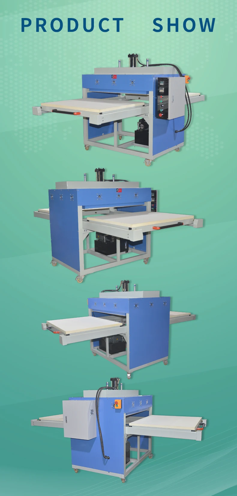 Manufacturer Custom Size Large Format 80x100cm Semi-Automatic Hydraulic Heat Press Machine New Sublimation Heat Transfer manufacture