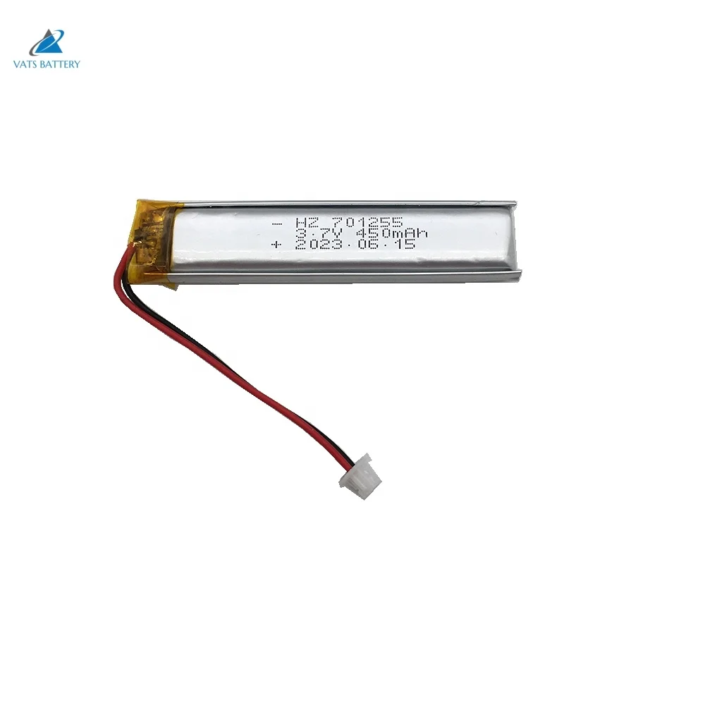 Factory CB 701255 3.7v 450mah Lipo Battery Rechargeable Lithium Polymer  Battery 3.7v