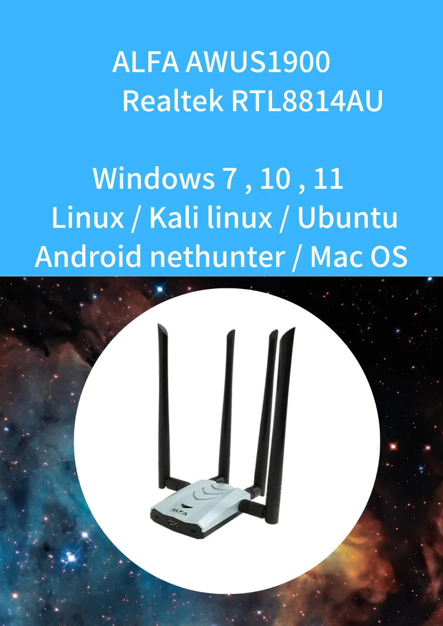 【新品 未開封】ALFA AWUS1900 by Kali Linux 新品 未開封】ALFA AWUS1900 by Kali Linux