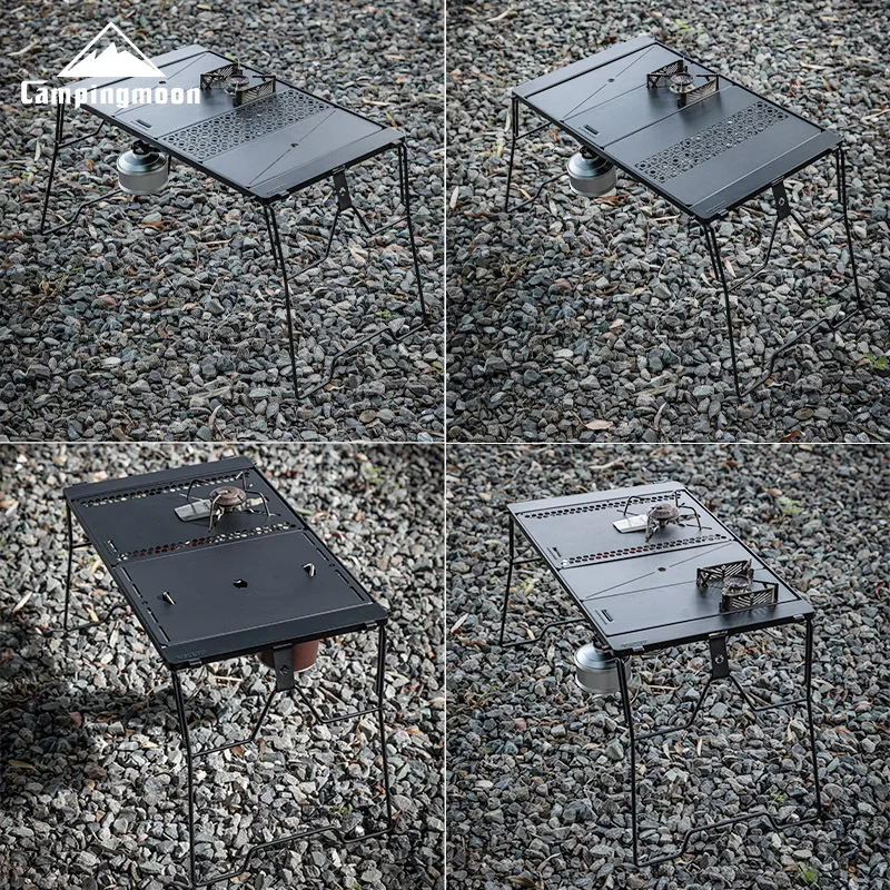 Folding IGT Camping Table Compact Ultralight Table Higher Leg Coffee Korean Japanese Bbq Grill Table