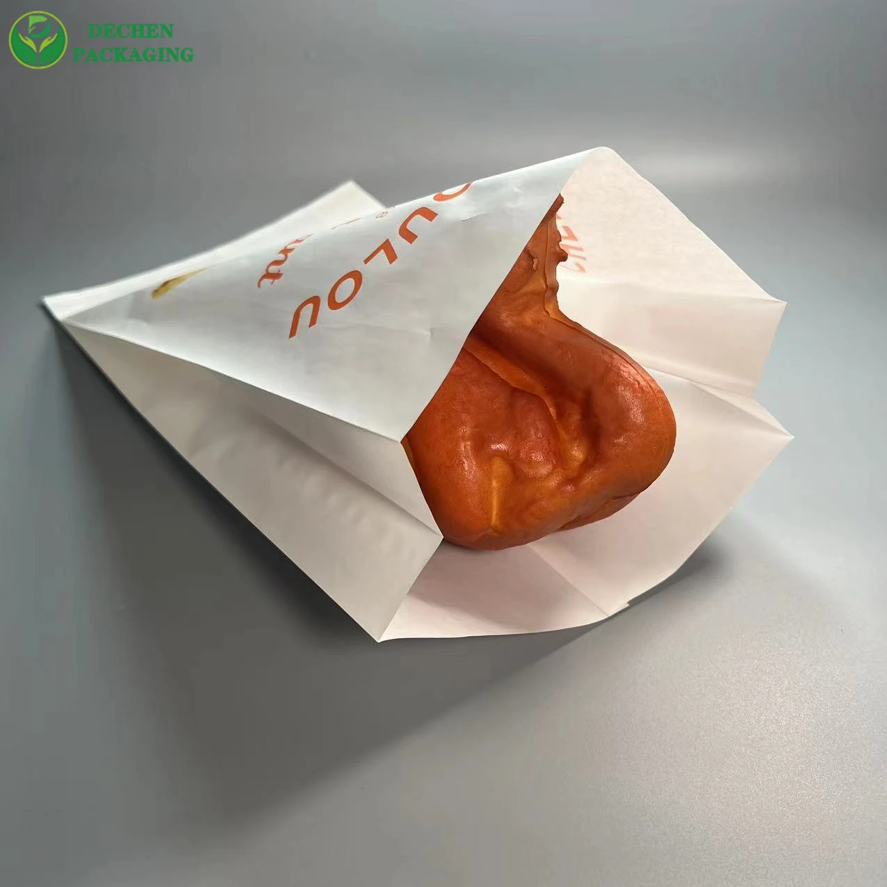 Sac alimentaire frit personnalisé sac en papier à prix compétitif sac alimentaire sac en papier avec fenêtre