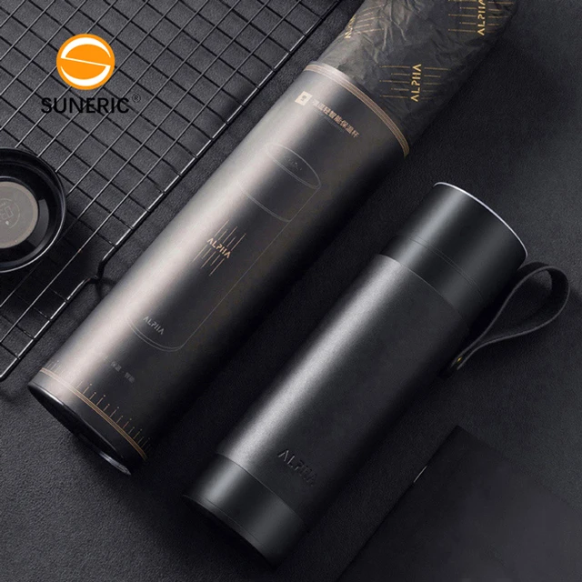 Stainless insulated flask thermos water drinking reminder smart drink bottle With Temperature Display