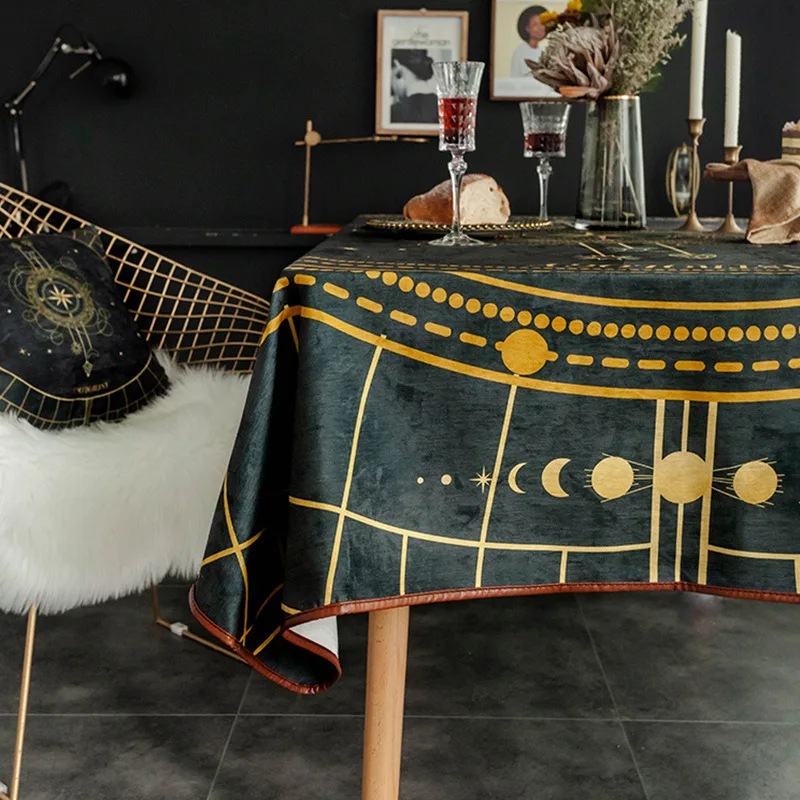 ZHOUSUFEN Tarot Tablecloth, Spiritual Divinations Tablecloth, Moon...