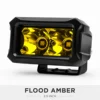 Lumière jaune focalisée