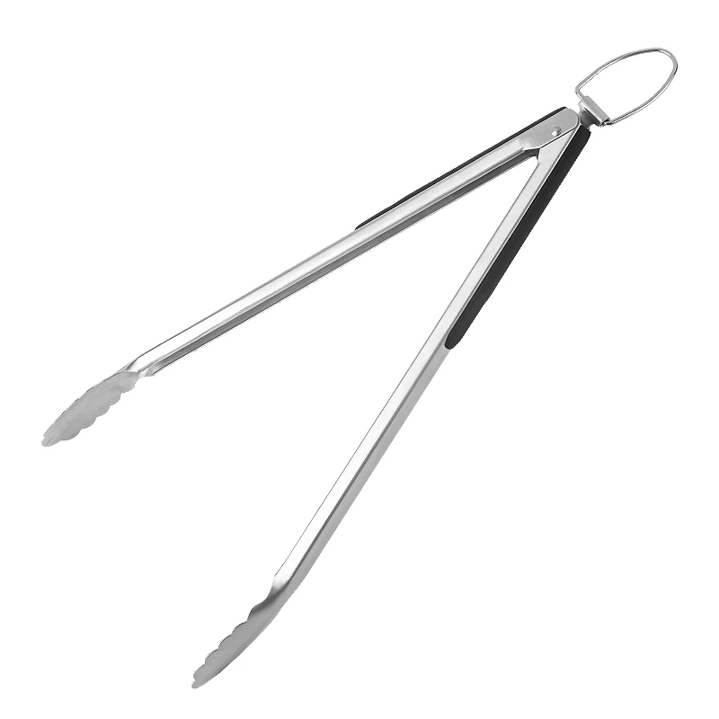 Metal Salad Tongs Locking Metal Food Tongs Non Slip Heat Resistant