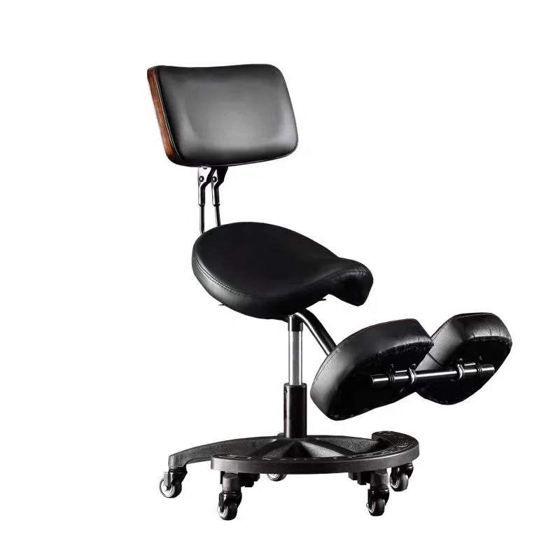 2024 New Sitting Posture Correction Kneeling Enjoy Office Chair Ergonomic Adjustable Leather Chair for Office