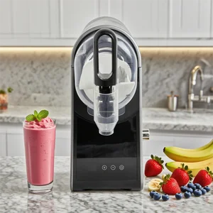 Compressor Ice Cream Slush Maker 1.5L Capacity 30Min Quick Freeze Touchable Display Easy Clean (CE Certified)