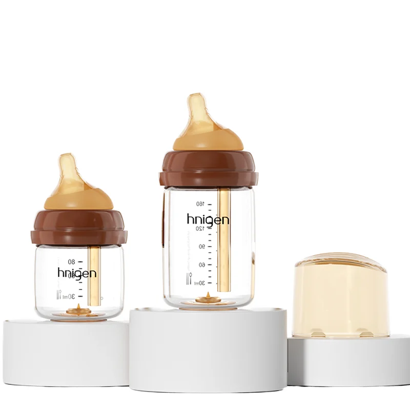 Eco-Friendly Wholesale Baby Milk Feeding Bottle Custom Glass