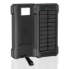 F5 solar powered wireless charging power bank-black