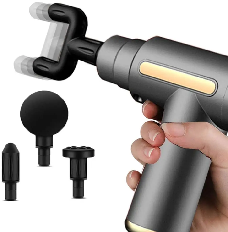 Portable Rechargeable Deep Tissue Muscle Gun Massager Electric Body Percussion Mini Massage Tool Fascial Gun