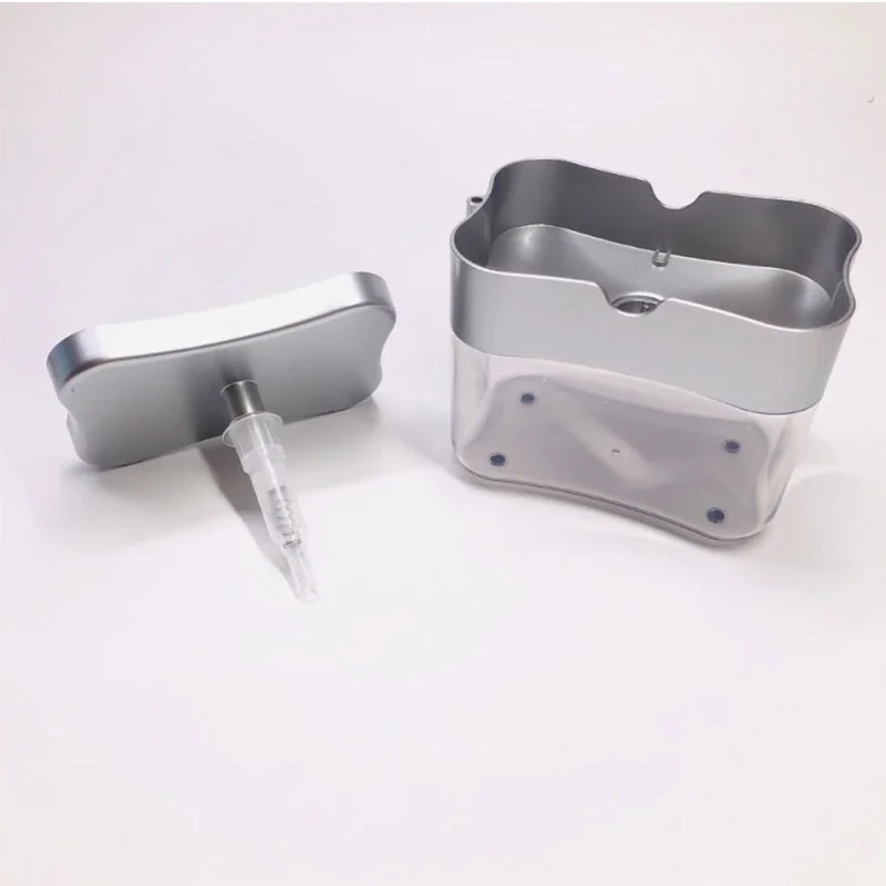 Новый креативный кухонный диспенсер для очистки и очистки жидких коробок, нажимное моющее средство, моющий губчатый насос, Ручной пресс для мыла caddy