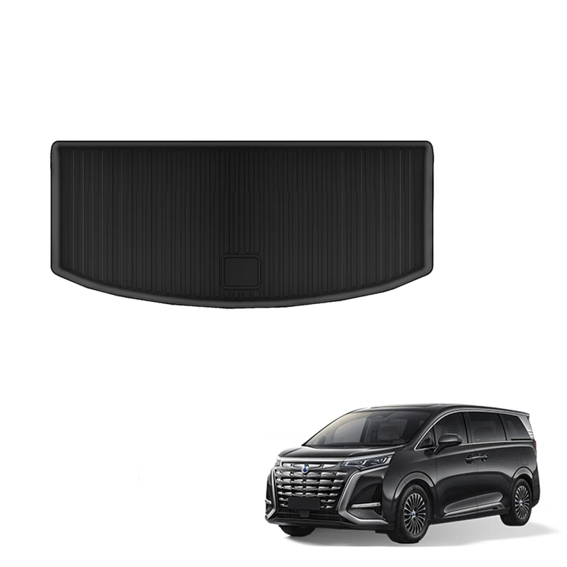 Rear Trunk Mat for Denza D9 Accessories Cargo Liner TPE Rubber Waterproof Trunk Cargo Liner Cargo Pad Car Interior Mat