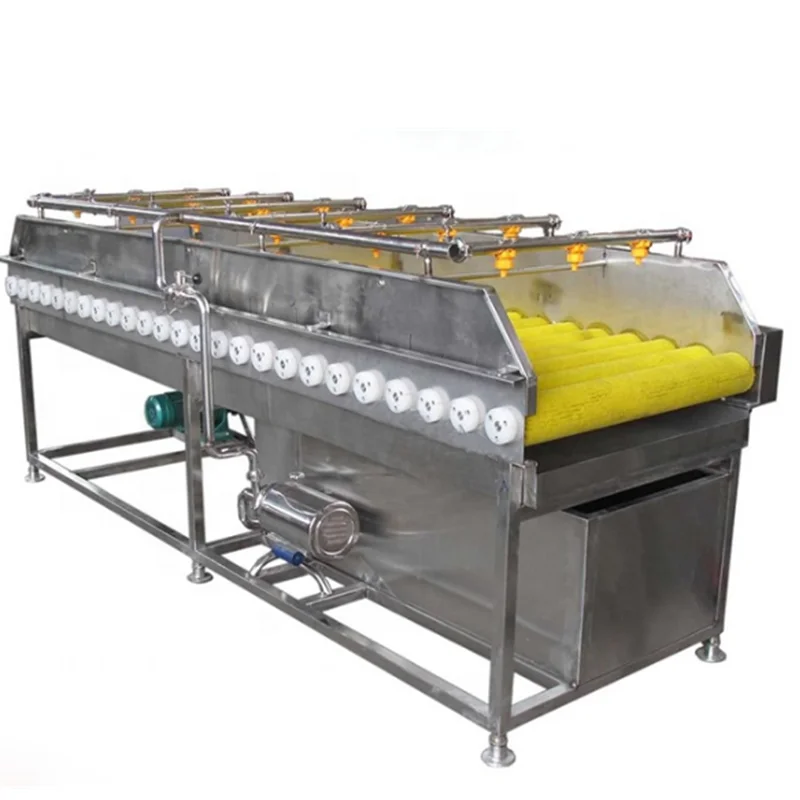 Parallel wool roller cleaning machine fruit and vegetable wool roller cleaning machine cherry